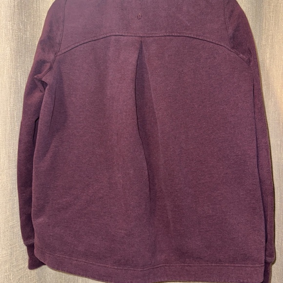 Lululemon | Burgundy Pleat To Street Bomber Jacket Weathered | Size 4 - Picture 3 of 9